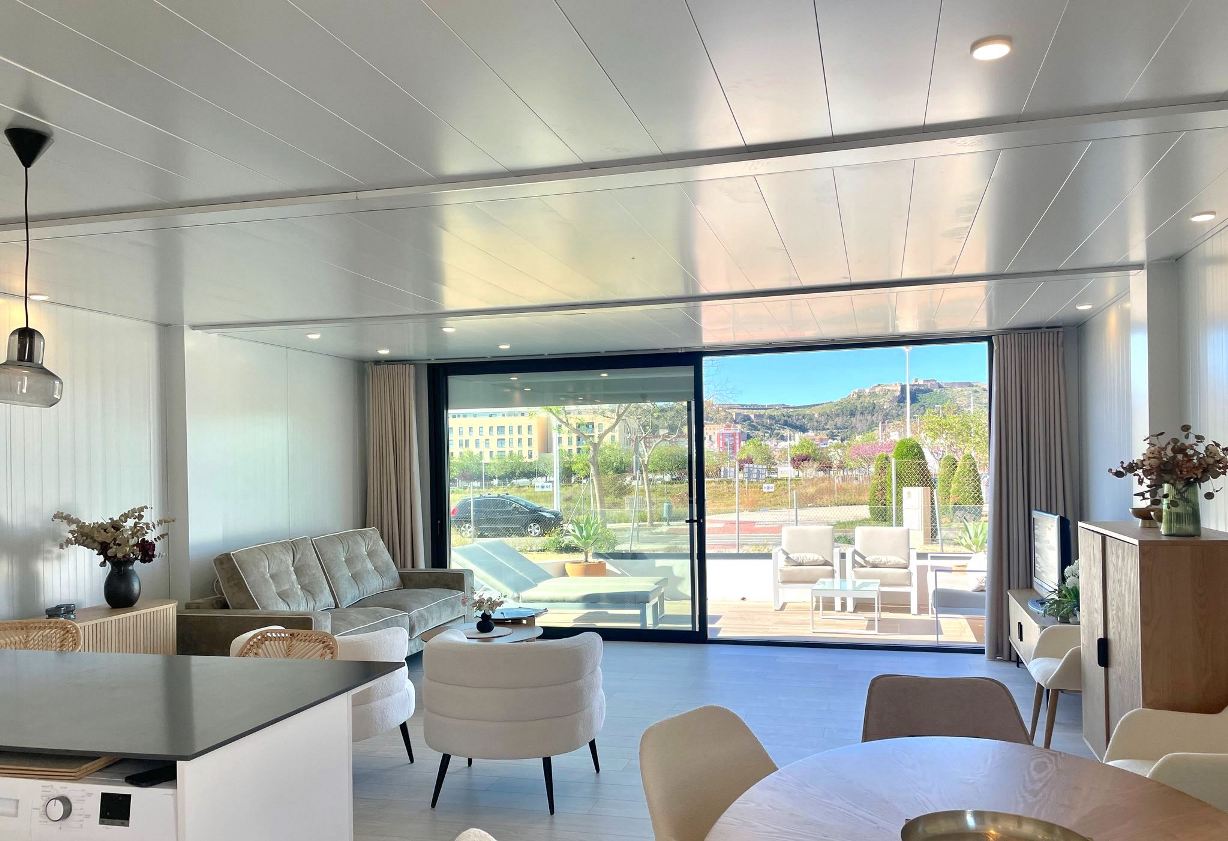 Caseta de ventas/piso piloto: Salón