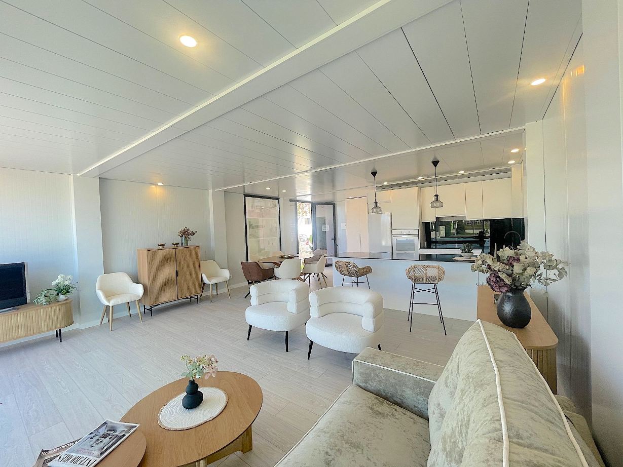Caseta de ventas/piso piloto: Salón